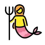 Mermaid SVG Icon